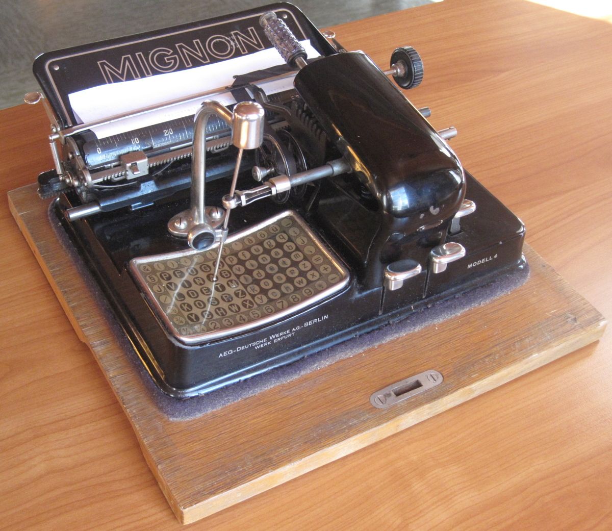 Schreibmaschine »Mignon« von AEG